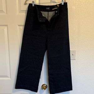 Maeve blue sparkling Wide-Leg Pants